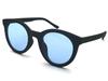 СОЛНЦЕЗАЩИТНЫЕ ОЧКИ В РЕЗИНОВОЙ ОПРАВЕ BOSTON Матовый ЧЕРНЫЙ СВЕТЛО-ГОЛУБОЙ [SPEED ADDICT] ×