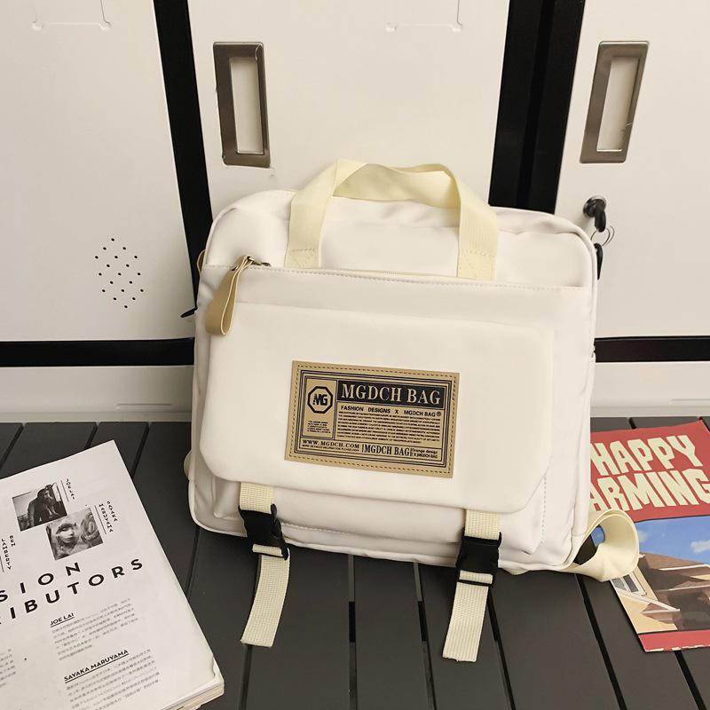 Fashionable Water-Repellent Student Backpack: Trendy High-Capacity Design for Couples