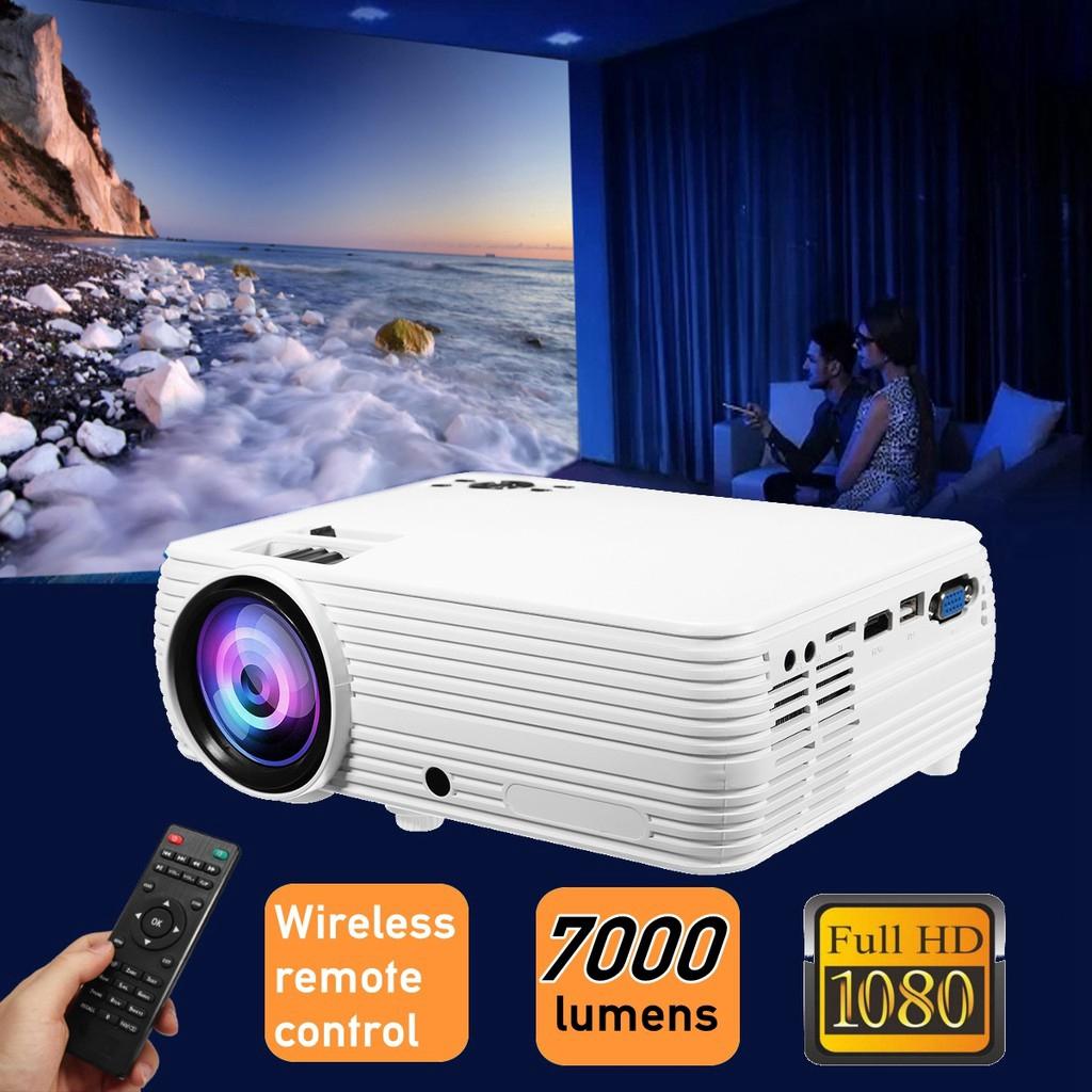 X5 LCD Projector Home Cinema Theater Movie LED Projector HD Support 1080P 7000 Lumens