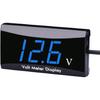 12V Car Digital Voltmeter Gauge - LED Display Voltage Volt Meter for Car Blue