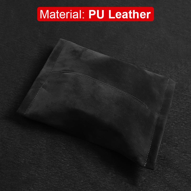Car Tissue Box Holder Center Console Armrest Napkin Case With Fix Strap For Tesla Model 3 X Y S 2017-2019 2020 2024 2024 2024
