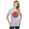 Marvel Womens/Ladies Kawaii Avengers Ready Steady War Cotton Boyfriend T-Shirt