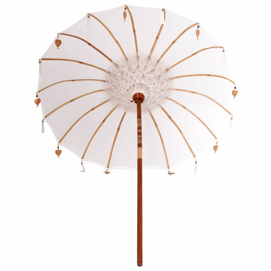 Balinese Sun Umbrella Cream 190 x 190 x 260 cm
