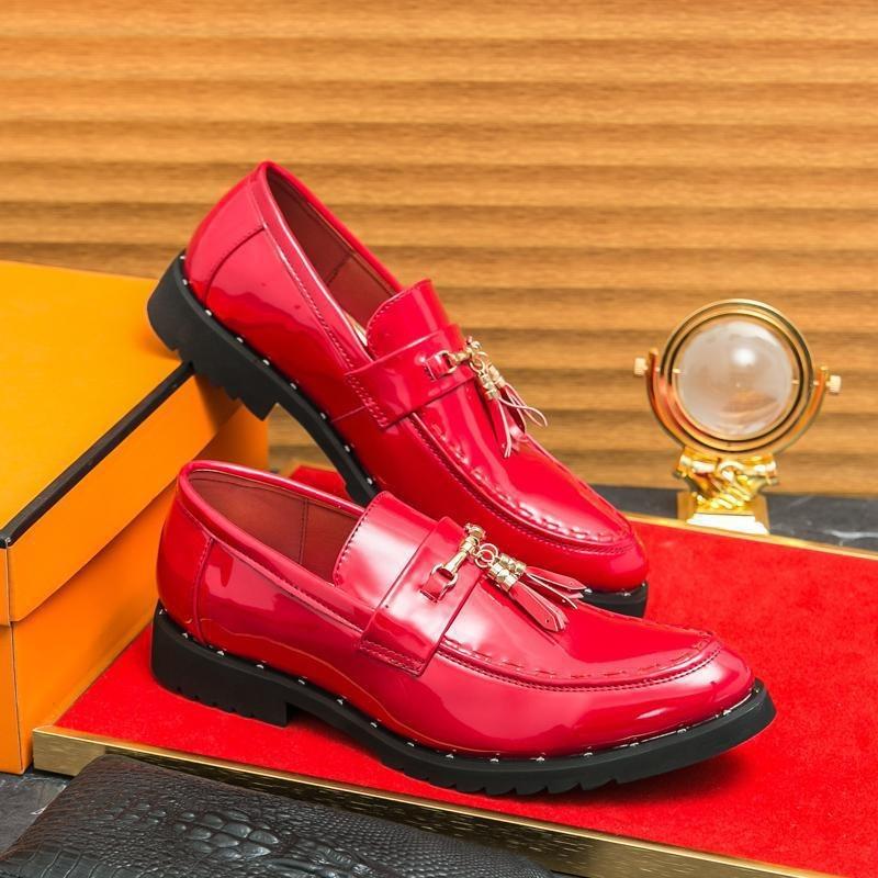 Модная Модная Кожаная Обувь для Мужчин Высокого Качества Мужская Обувь Комфорт Остроносая Обувь Мужские Лоферы Легкая Повседневная Обувь Zapatos De Hombre