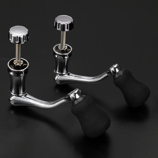 Fishing Reel Rocker Arm Heavy Duty Metal Universal Spinning Baitcasting Reel Power Handle Grip Replacement Parts Fishing Accessories