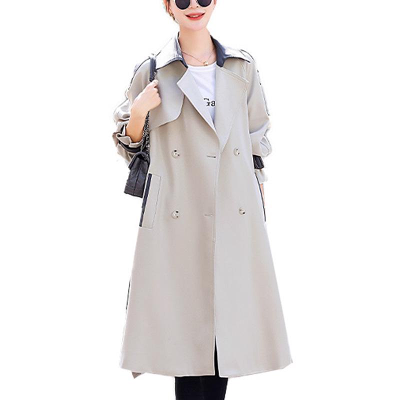 Женский тренч премиум-класса для миниатюрных, Осень 2024 - Омолаживающий и стильный для начала осени
