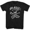 Футболка мужская Slash Skull R & Fn' R Гитарист Концертный мерч Guns n Rose