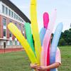Long Latex Balloons with Pump Flying Screaming Rocket Balloons Colorful Spiral Balloons for Parties Birthdays Events