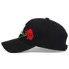 Unisex Rose Letter Embroidery Baseball Caps Spring and Autumn Outdoor Adjustable Casual Hats Hip Hop Hat Sunscreen Hat