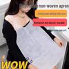 Водонепроницаемый нетканый фартук и нагрудник для взрослых и детей - Маслостойкая кухонная и кейтеринговая одежда