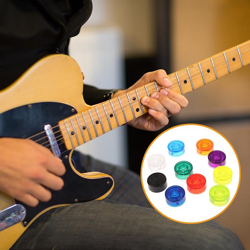 5 шт. Колпачки для ножных переключателей педалей гитарных эффектов, Ручки, Пластиковые бамперы, Защита ножного переключателя, Аксессуары