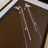 Металлический Ear Cuff с инкрустацией стразами Пегас Звезда Кисточка - Высококачественные Серьги с Характером и Темпераментом