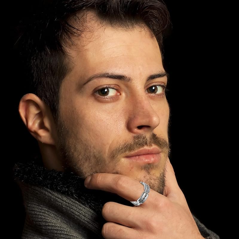 Flongo blade motif chip Ring No. 16 ring men's unisex accessories jewelry stainless steel individuality hip hop HIPHOP Punk type Mine system casual