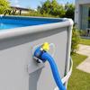 Pool Hose Holder for Above Ground Swimming Pipe Holders, Prevent Sagging, Support Bracket Water with Clamps, Pools Accessories Stabilizer
