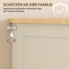 Freestanding Kitchen Cabinet Pantry With Adjustable Shelves And Drawer For Living Room Dining Room