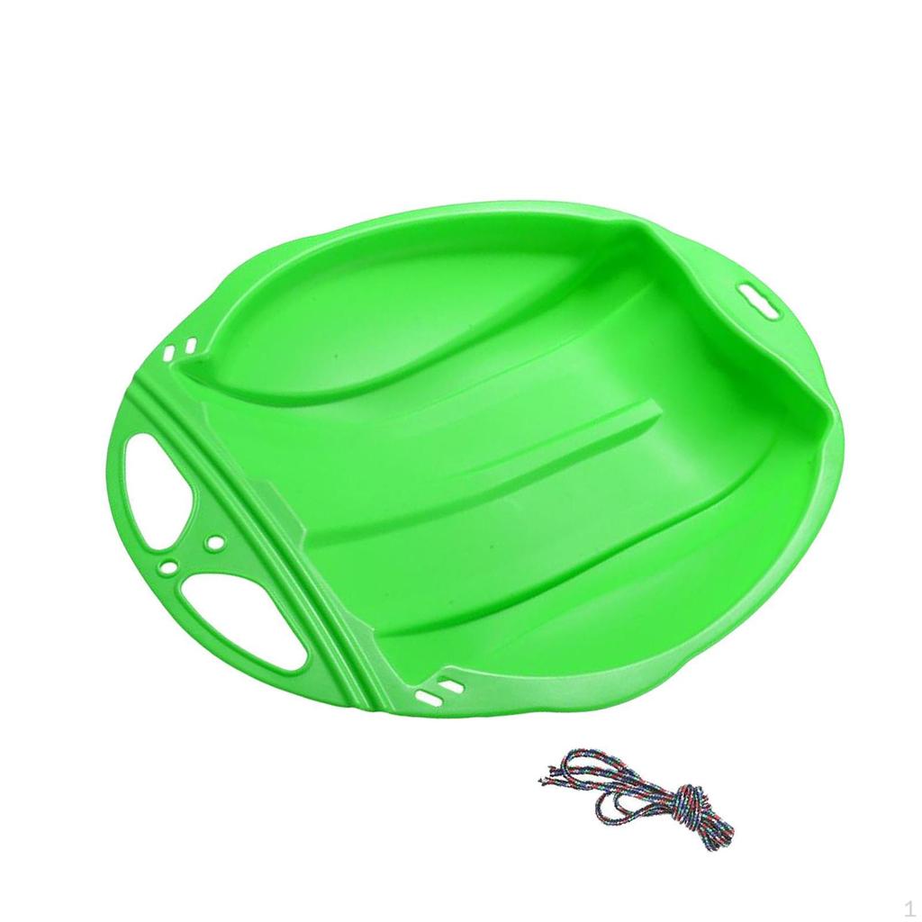 Снежные сани, лыжная доска с ручкой, скользящий канат для травы, зимняя игрушка, тобогган, большой