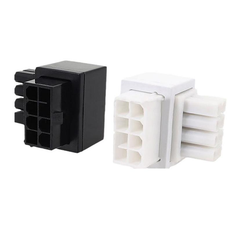 Atx 8-контактный разъем Female под углом 90 градусов к 8-контактному разъему Male Адаптер питания Gpu Разъем усилителя рулевого управления для графической видеокарты Gpu