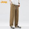 Jeep Men's Pure Cotton Casual Cargo Pants