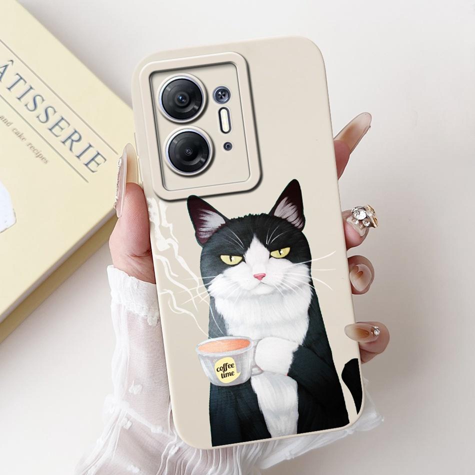 For Infinix Hot 30 5G Cute Panda Rabbit Cartoon Phone Case For Infinix Hot30 5G X6832 Soft Silicone Shockproof Cases