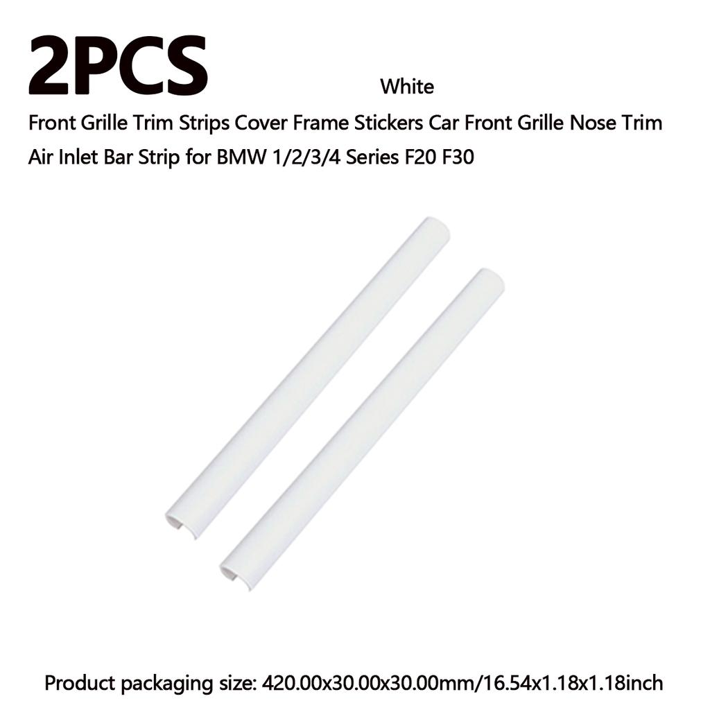 2/4PCS Car Front V Brace Grill Trim Strips Cover Front Grill Insert Trims Stripes for BMW F30 F31 F32 F33 F34 F35 F36