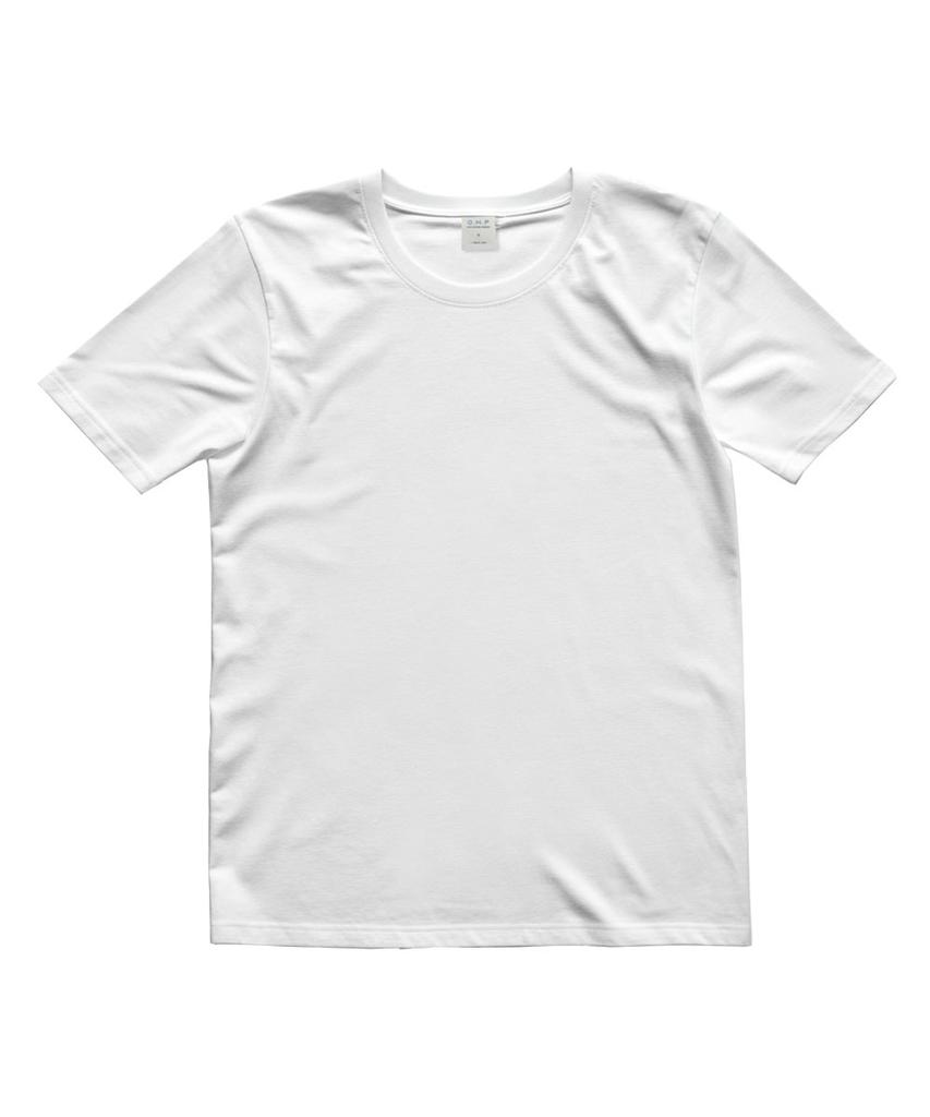 ONEHUNDREDPERCENT FOR WOMAN Ohp Standard Women'S Basic Short Sleeve T-Shirt White