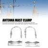 Easy Installation U Bolts Iron Mast to Mast Mount Bracket Antenna Mast Clamp Kit  Network Bridge