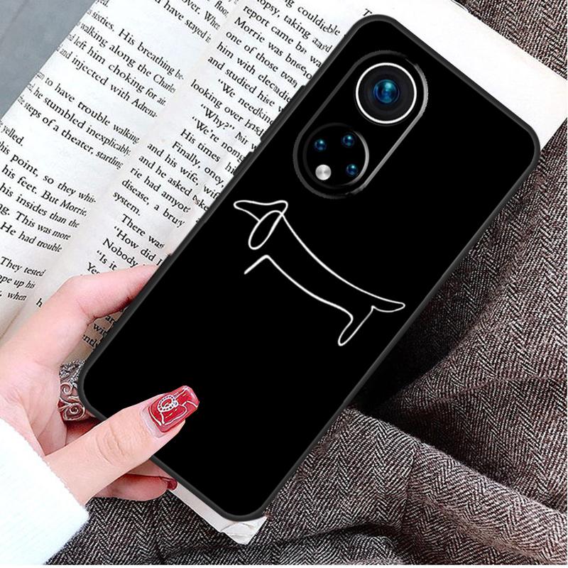 Такса Сосисочная Собака Цитаты Чехол Для Honor Magic 8 Pro 5 6 7 Lite Honor 400 200 50 70 90 X9d X9c X9b X9a X8b Win RT Чехол