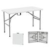 Folding Outdoor Work Dining Adjustable Height In 2 Load Capacity Camping Table, Table, Table, Levels, 120kg, Large, Lightweight, Portable, Indoor,