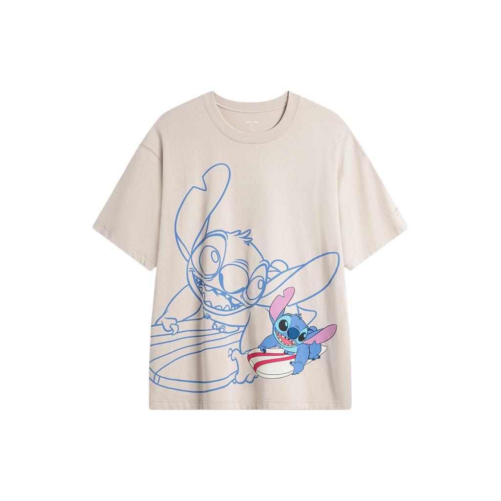 Мужская футболка Li Ning x Disney Серо-серебристый ATSU157-5