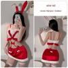 Alluring Bunny Girl Lingerie Set - Sexy Christmas Role Play Bodycon Skirt 2434
