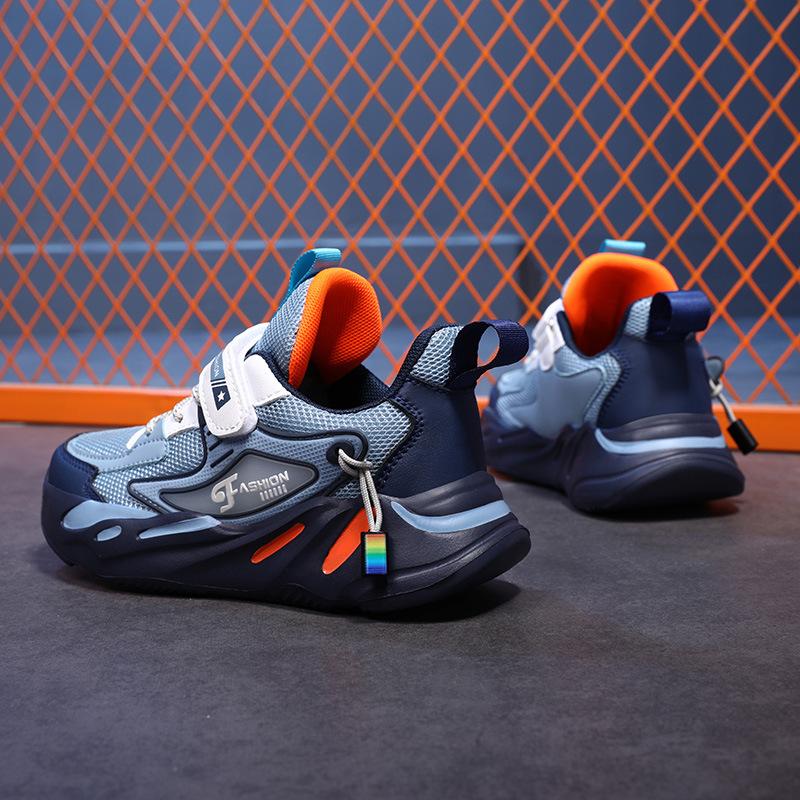 Boys' Sneakers2026Spring and Autumn new children's shoes, breathable kids' sneakers, for older children and students, running shoes, summer style