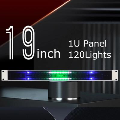 120 светодиодный индикатор уровня стереозвука, проводное управление, аудио USB, музыкальный спектр, электронный измеритель громкости, светодиодный музыкальный ритм, громкость 1U