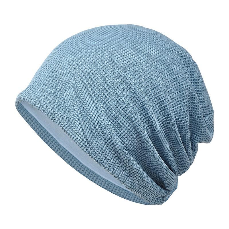 Women's Breathable Thin Cotton Pullover Hat - Spring/Summer Headscarf, Confinement, Sleep, and Outdoor Leisure Cap.