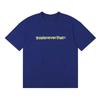 Hot Korean Fashion Brand Thisis Basic Printed Neverthat ShortSleeved Cotton Round Collar Unisex And Unisex Lovers TShirt Top