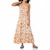 Женское летнее платье макси без рукавов с цветочным принтом на тонких бретельках, пляжное длинное платье в стиле бохо, пляжная одежда для отпуска