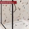 Muschbath 28-дюймовый Ультратонкий Прямоугольный Линейный Душевой Трап Матовая Никелированная Extra Тонкая Нержавеющая Сталь 304 Легкая Установка Чистка