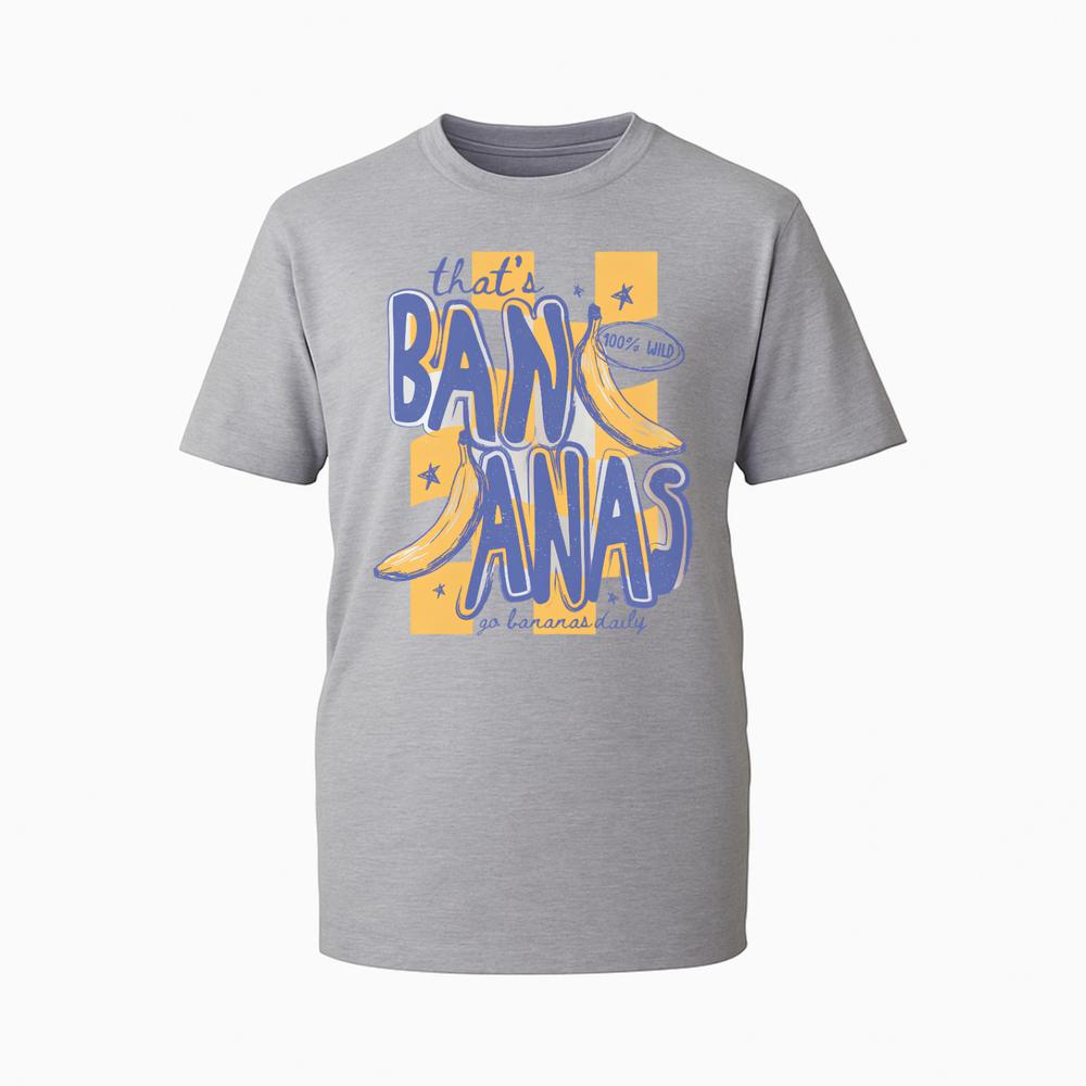Vintage Graphic TShirt Funny Fruit Pun Go Banana Daily Summer Themed Gift Tee