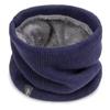 Solid Winter Plush Muffler Woolen Knitting for Women Fleece Ring Bandana Scarf Neck Warmer Buff Thick Cashmere Headband Ski Mask