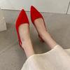 Fashion Women's Shoes 2024 New Slingbacks Women's High Heels Classics Fashion Sexy Dress Pumps Women Pointed Toe Solid Color Shoes Women