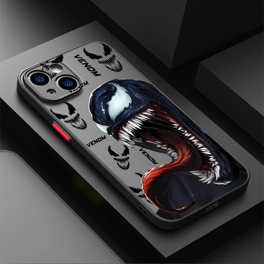 Чехол-накладка Marvels Spider-Man Venom для телефона iPhone 17 Pro Max 17e Air 7 8 SE 14 XS XR 13 Mini 12 16 Plus 11 15