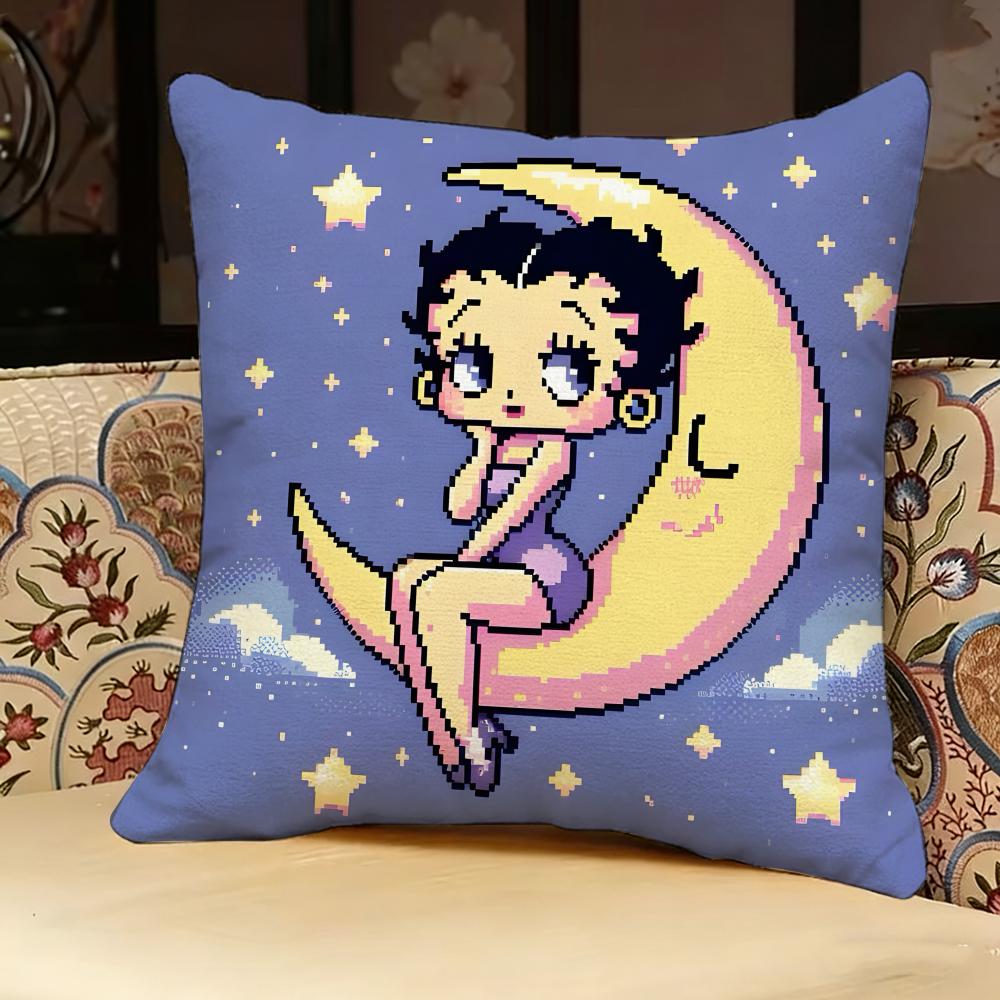 Beauty B-Betty B-Boop Pillow Case Pillowcase, Double-Sided Printed, Sofa Cushion, Bedroom Headboard Pillow