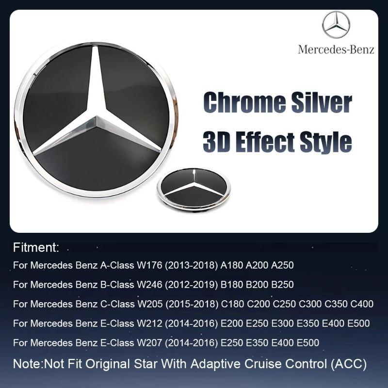 1 шт. Эмблемы-звезды на переднюю решетку для Mercedes Benz W176 W205A B C E S R SL ML GL GLA GLK-Class