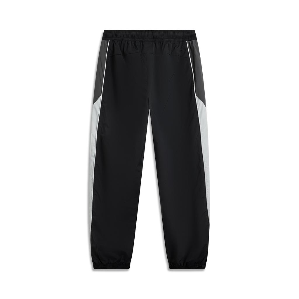 Li-Ning Спортивный стиль Серия Ветрозащитные Водоотталкивающие Логотип Цветной блок Повседневные брюки Мужские низы AYKW451-1