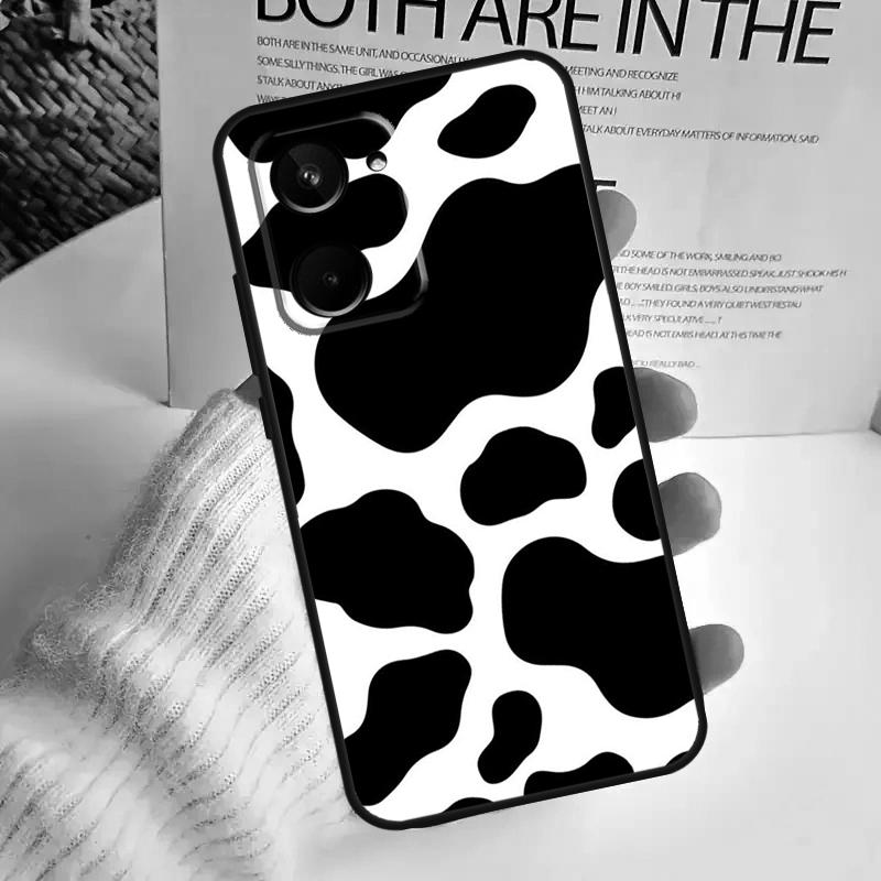 Принт 'Корова' Для Realme C75 C55 C71 C53 C67 C61 C33 C63 C51 C65 15 GT7 Pro 10 11 12 13 14 Pro Plus Чехол