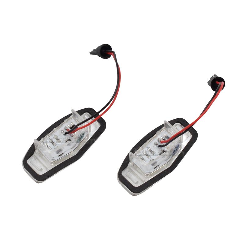 LED License Number Plate Light White For Honda Civic 01-15 Accord 4D 03-17 Odyssey 00-04 Pilot 03-08 Acura MDX RL TSX RDX TL ILX
