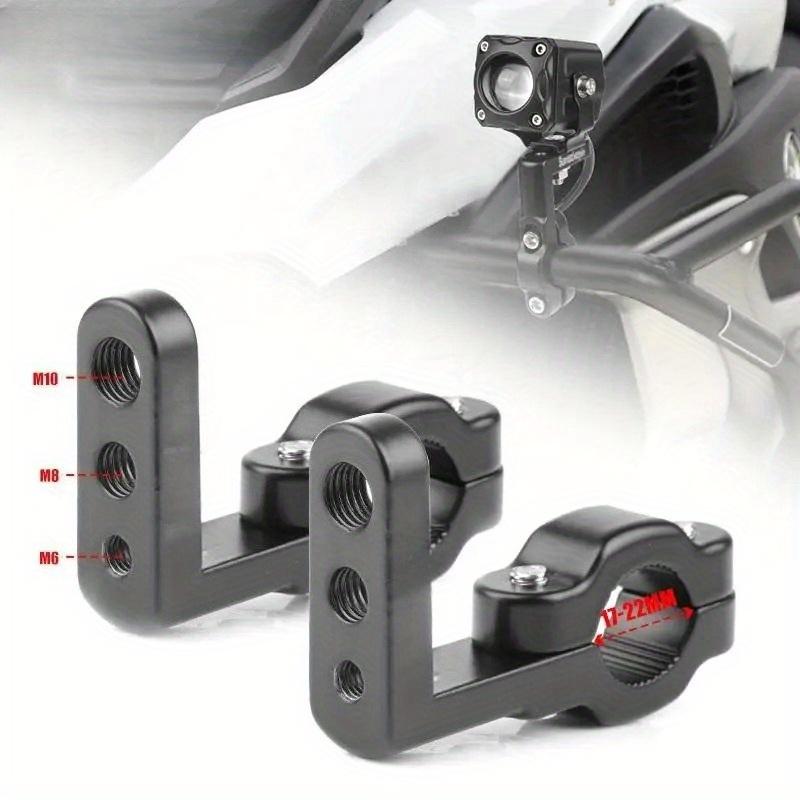 Легкий алюминиевый мотоциклетный держатель на руль с ЧПУ 17–22 мм Универсальный держатель для лампы