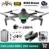 Новый профессиональный дрон S155 Pro Max, дальность полета 6 км, 5G FPV GPS, возврат, бесщеточный регулятор скорости, 8K HD, двойная камера, 360°, лазерный обход препятствий, радиоуправляемый квадрокоптер, игрушечный дрон
