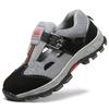 Labor Insurance Shoes Men Steel Toe Caps Anti-smashing Safety Shoes Breathable Deodorant Wear-resistant Work Sandals Zapatillas