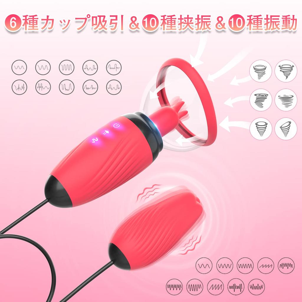 RakotoSet Vibrator Nipple Vibrator Suction Vibrator Suction Vibrator Types of Nipping 6 Types of Suction 10 Types of Clitoris G Spot Nipple