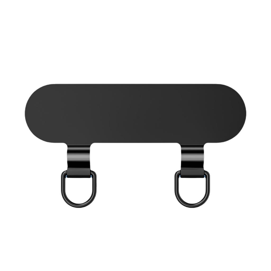 Зажим для телефона из нержавеющей стали с двойной металлической цепочкой для уха для надежного крепления на открытом воздухе для активного образа жизни